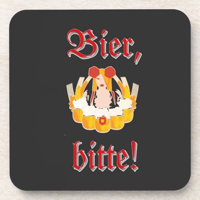 Bier, Bitte! Coasters (Front)