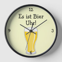 Bier Uhr: Beer O'Clock Oktoberfest Fun