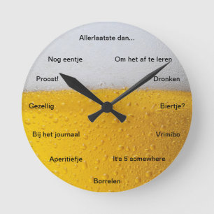 Bierce Clock with funny text