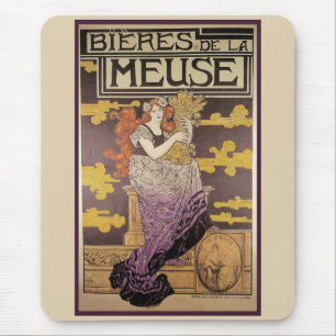 Biere de la Meuse by Marc Auguste Bastard Mouse Pad