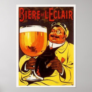Biere de L'eclair Poster