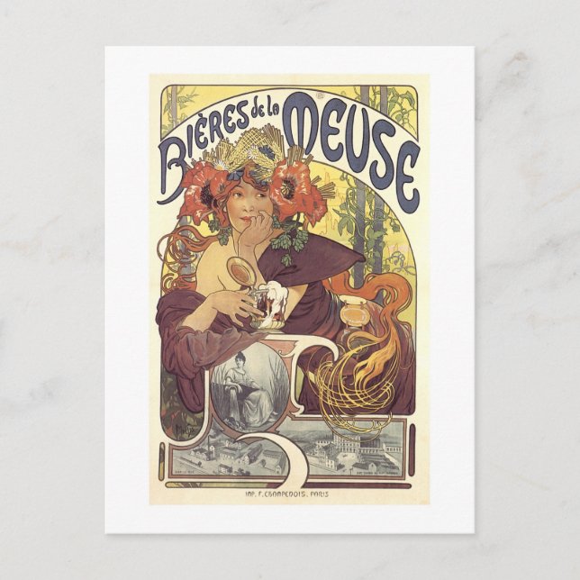 Bieres de la Meuse Postcard (Front)