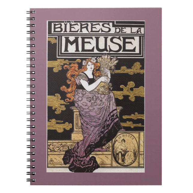 Bieres de la Meuse Promotional Poster Spiral Notebook (Front)