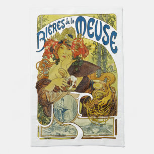 Bieres de la Meuse Tea Towel