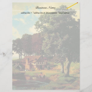 Bierstadt Albert, A Rustic Mill