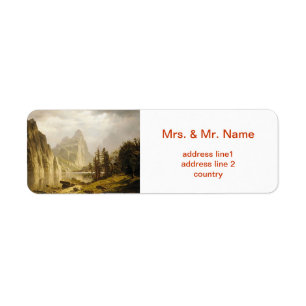 Bierstadt Albert Merced River Yosemite Valley