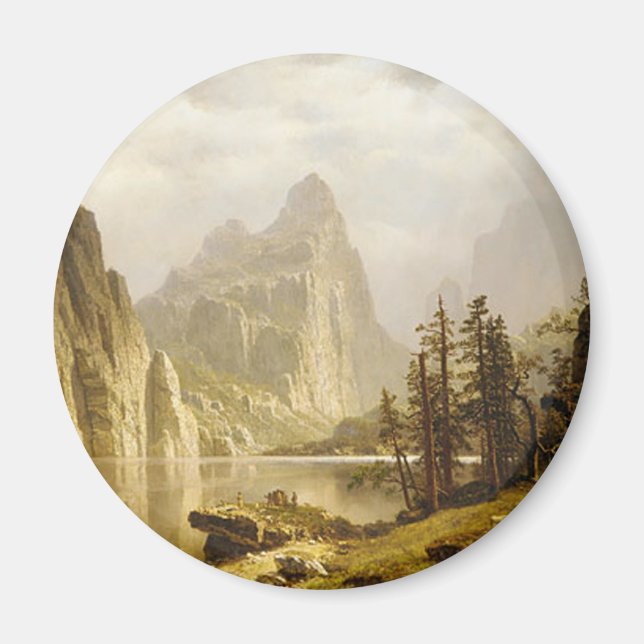 Bierstadt Albert Merced River Yosemite Valley Magnet (Front)