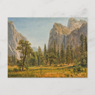 Bierstadt Bridal Veil Falls, Yosemite Valley Postcard