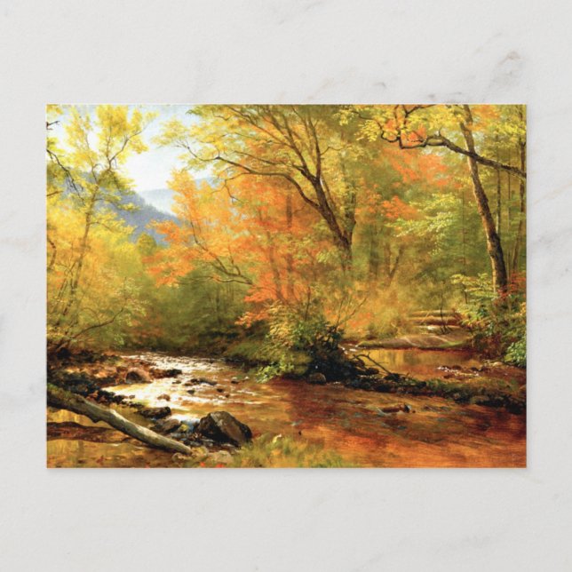 Bierstadt - Brook in Woods Postcard (Front)