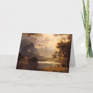 Bierstadt Estes Park Colorado Greeting Card