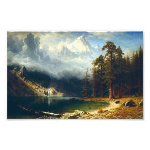 Bierstadt Mount Corcoran Photo Print