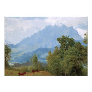 Bierstadt - Mount Pilatus, Switzerland Photo Print