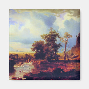 Bierstadt - North Fork of Platte, Nebraska Magnet