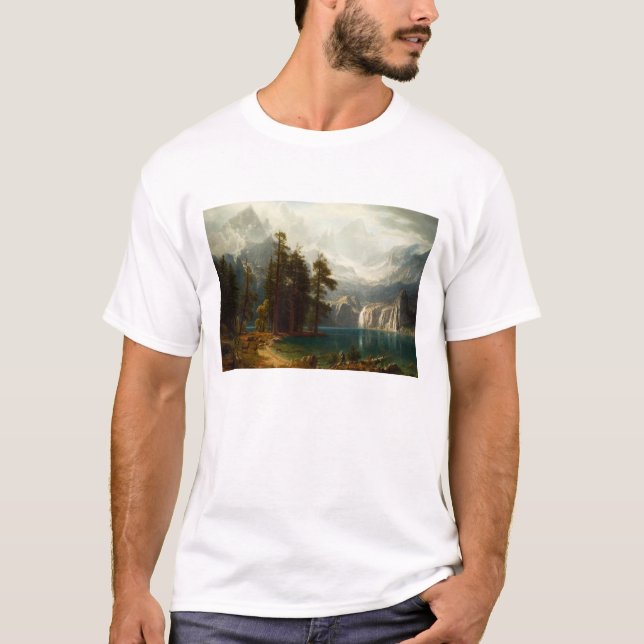 Bierstadt Sierra Nevadas T-shirt (Front)