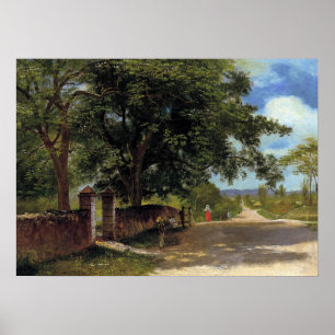 Bierstadt - Street In Nassau Poster