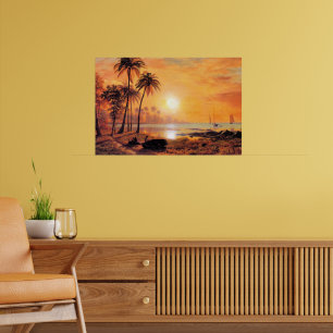 Bierstadt - Tropical Landscape Poster