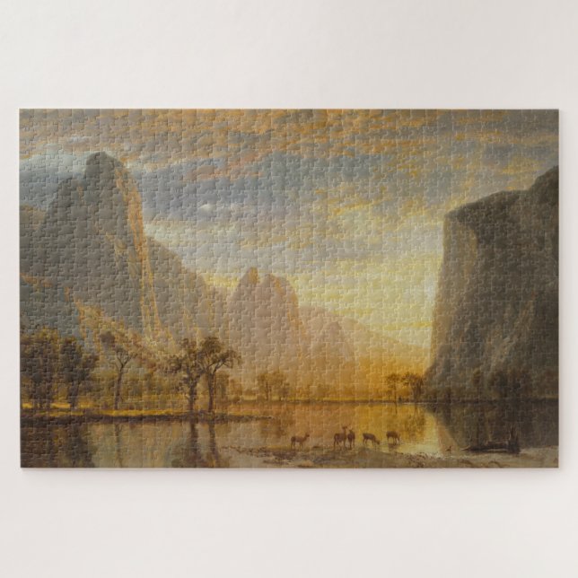 Bierstadt 'Valley of the Yosemite' jigsaw puzzle (Horizontal)