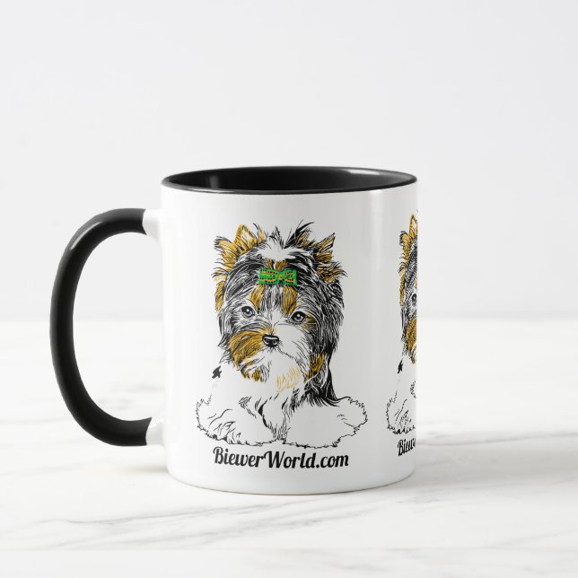 Biewer Terrier Coffee Mug (Left)