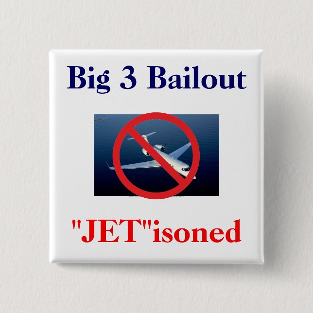 Big 3 - "Jet"isoned 15 Cm Square Badge (Front)