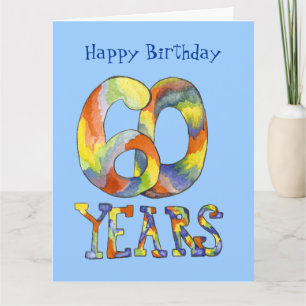 Big 60th Birthday Card