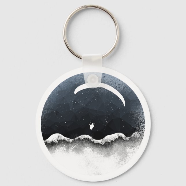 "Big Adventure Paragliding" Key Ring (Front)