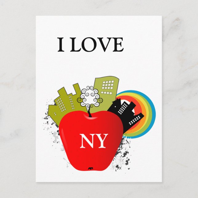 Big Apple New York Postcard (Front)