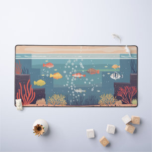 Big Aquarium Desk Mat