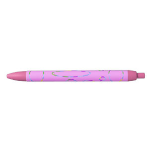 Big Arch Loops on Pink Pen