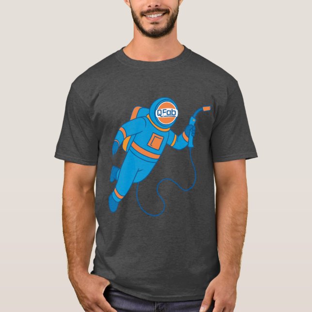 Big ASStronaut Welder Shirt (Front)