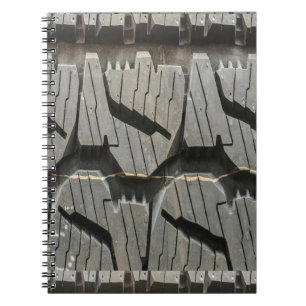 Big Automotive Car old tires Black Road trips  Notebook