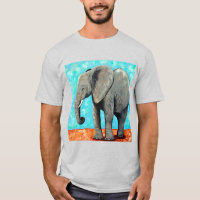 Big Baby Elephant Painting