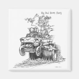 Big Bad Blown Chevy Magnet