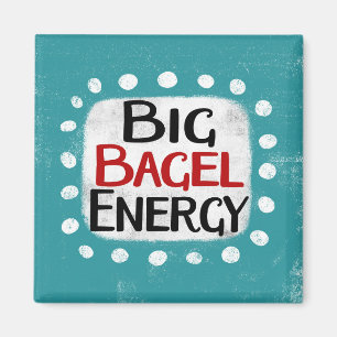 Big Bagel Energy Refrigerator Magnet