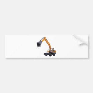 Big Bagger Excavator Bumper Sticker