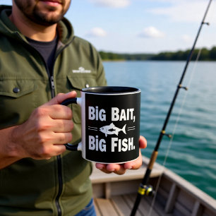 Big Bait Big Fish Funny Fishing Mug
