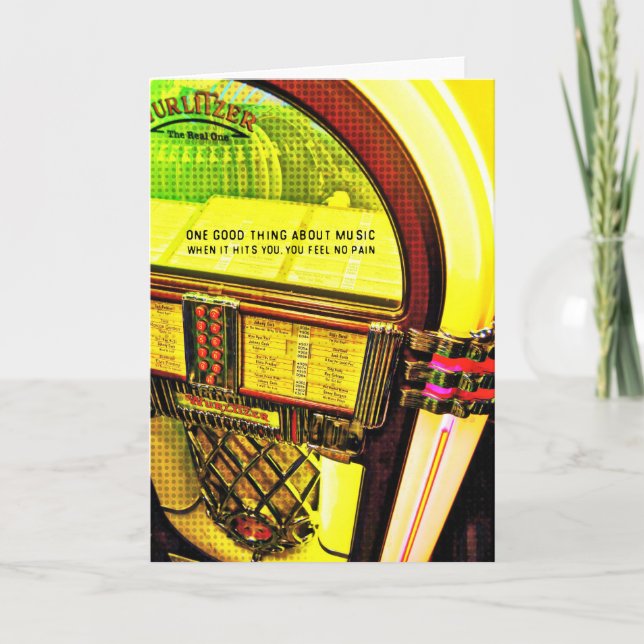 BIG BAND ERA Greeting Card (Front)