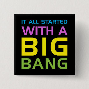 Big Bang 15 Cm Square Badge