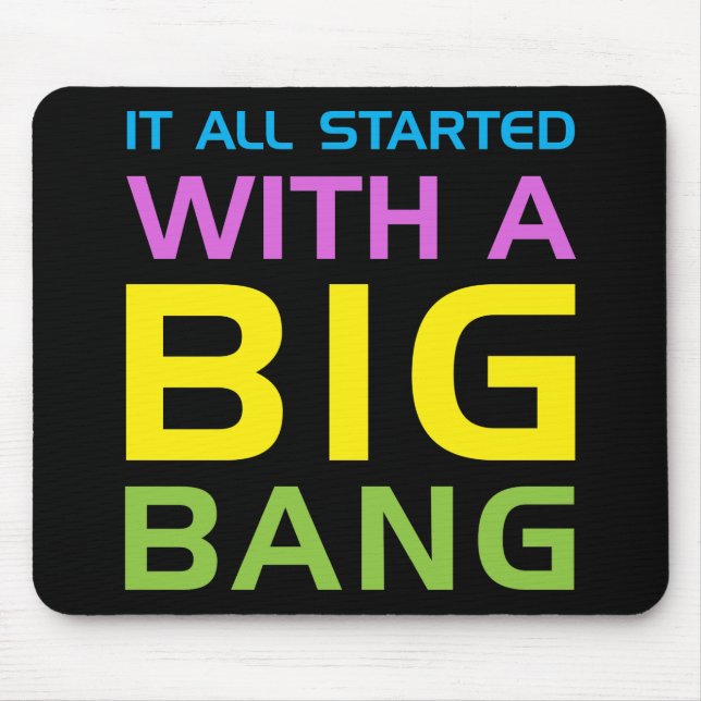 Big Bang Mouse Pad (Front)