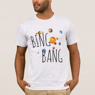 big bang solar system t-shirt design science geek