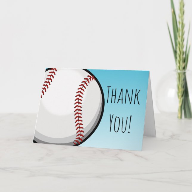 Big Baseball Custom Thank You (Front)