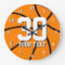 Big basketball wall clock with large numbers