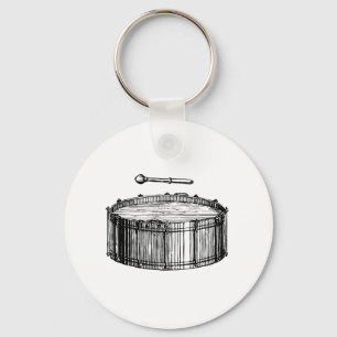 Big Bass Drum Key Ring