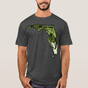 Big Bass Fishing Florida State Largemouth Bass Fis T-Shirt