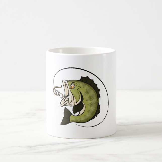 Big Bass Mouth Coffee Mug (Center)