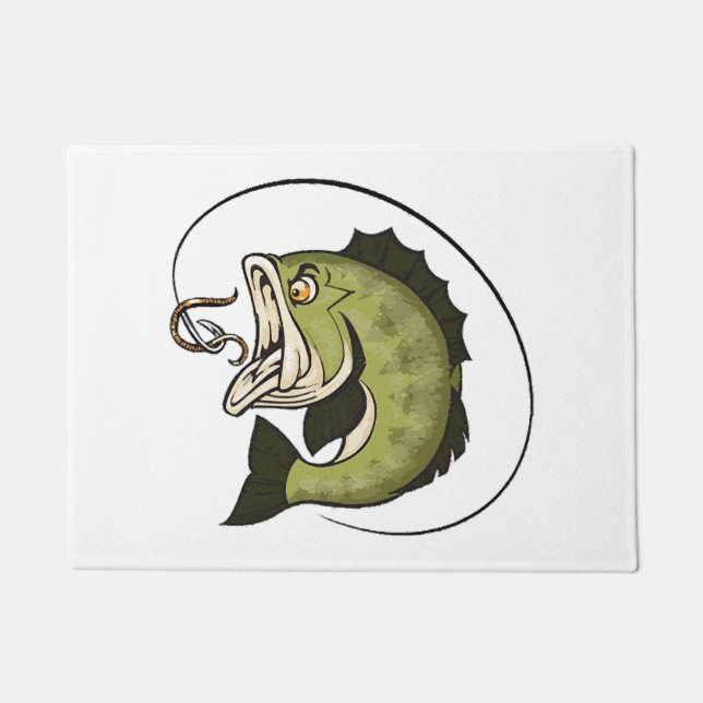Big Bass Mouth Doormat (Front)
