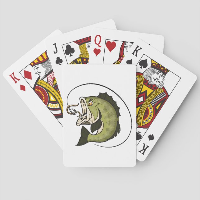 Big Bass Mouth Playing Cards (Back)