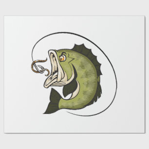 Big Bass Mouth Wrapping Paper