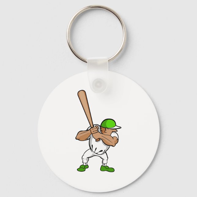 Big bat little player key ring (Front)