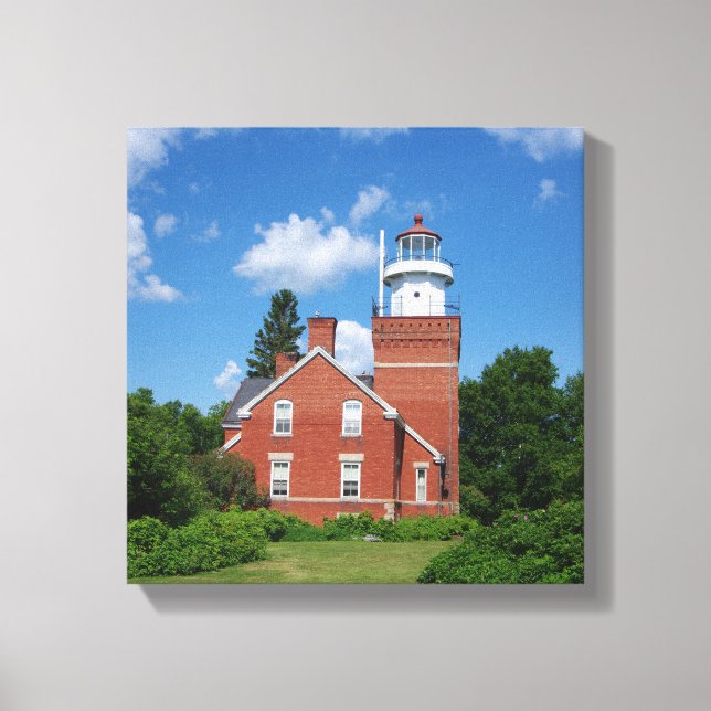 Big Bay Lighthouse canvas print (Front)
