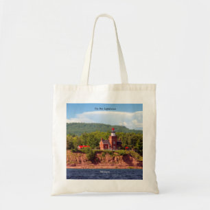 Big Bay Lighthouse from water tote bag